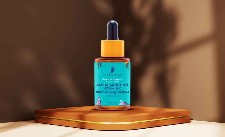 Pilgrim Korean 2% Alpha Arbutin & 3% Vitamin C Brightening Face Serum