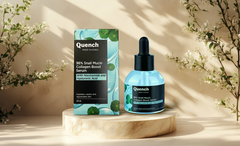 Quench 96% Snail Mucin Collagen Boost Serum