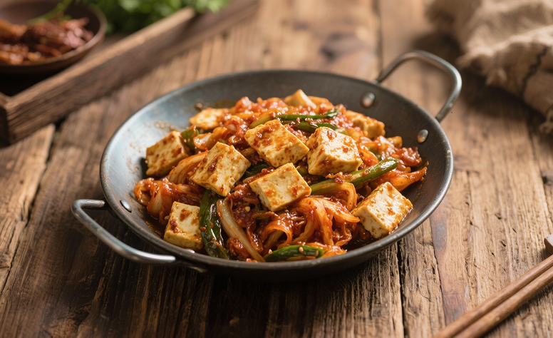 Can You Really Make Paneer Kimchi Stir Fry_