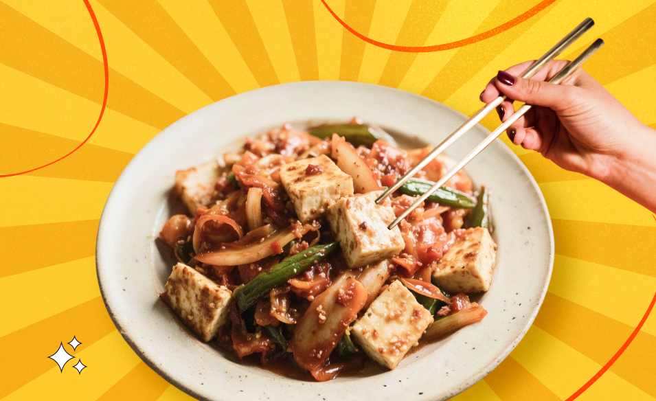Paneer Kimchi Stir Fry